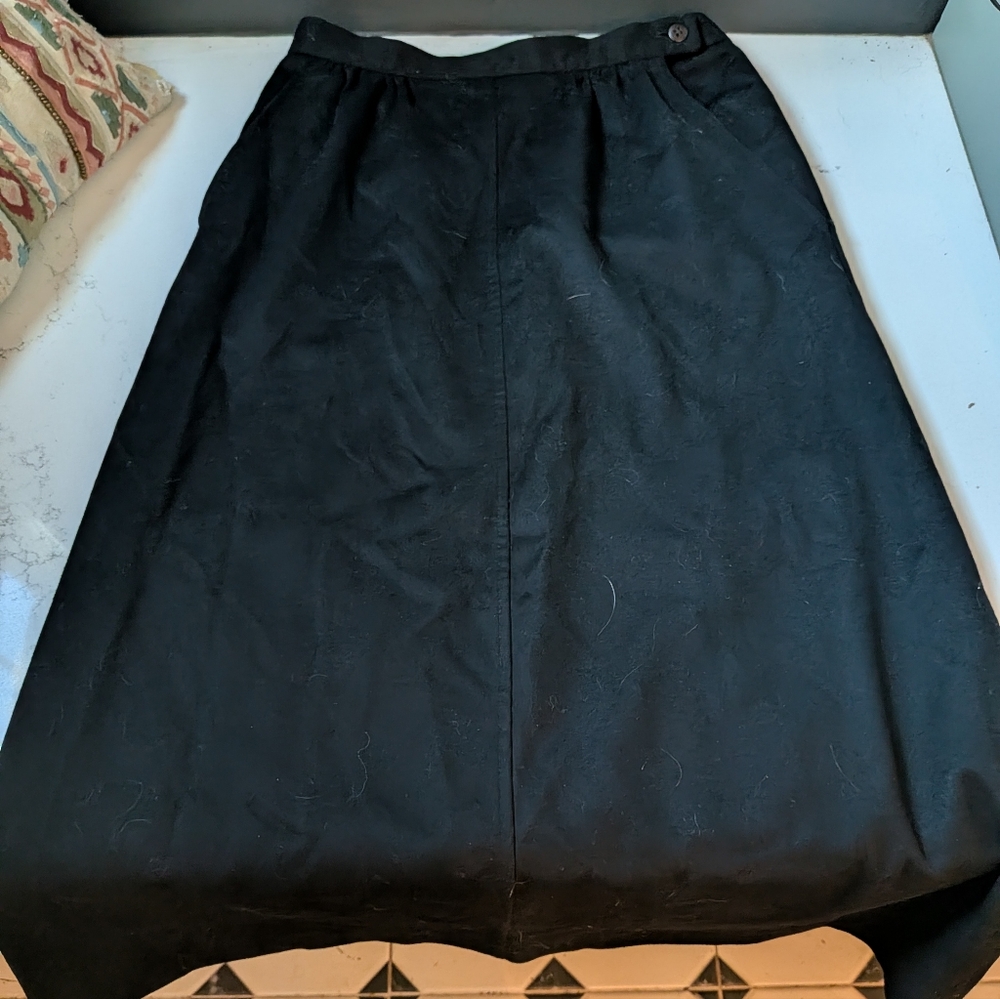 Jaeger London Vintage Wool Cashmere Skirt, UK Sz 12